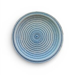 Blue Patterned Ceramic Plate